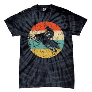 Snowmobile Retro Style Snowmobiling Tie-Dye T-Shirt