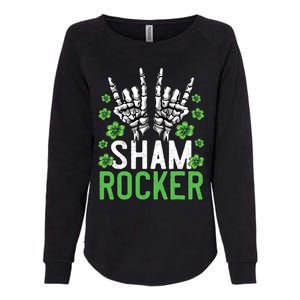 Sham Rocker St Patricks Day Outfit For Rock Fans Womens California Wash Sweatshirt