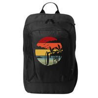 Surfing Retro Surfboard Surfer Surfers Waves Surfing City Backpack