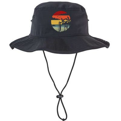 Surfing Retro Surfboard Surfer Surfers Waves Surfing Bucket Hat