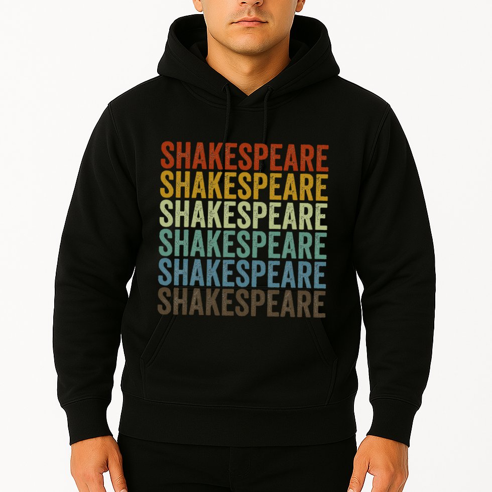 Shakespeare Retro Hoodie