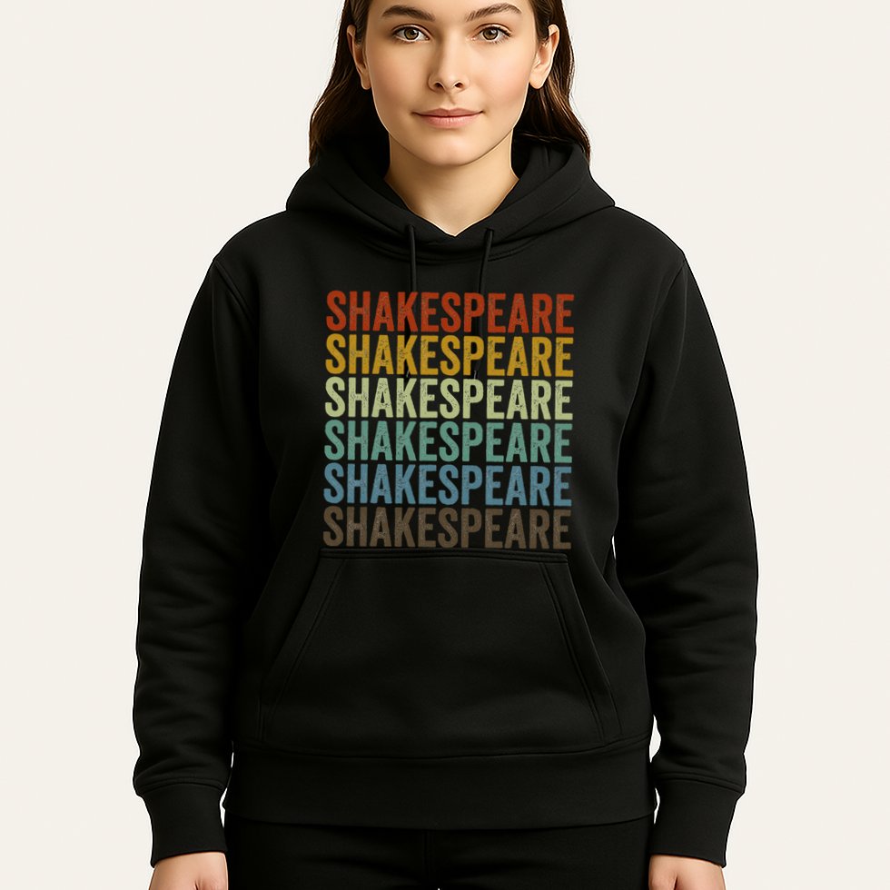 Shakespeare Retro Hoodie