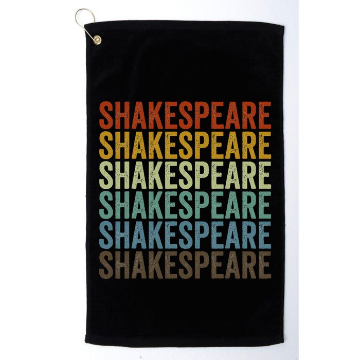 Shakespeare Retro Golf Towel