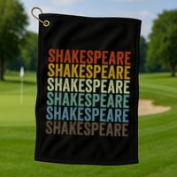 Shakespeare Retro Golf Towel