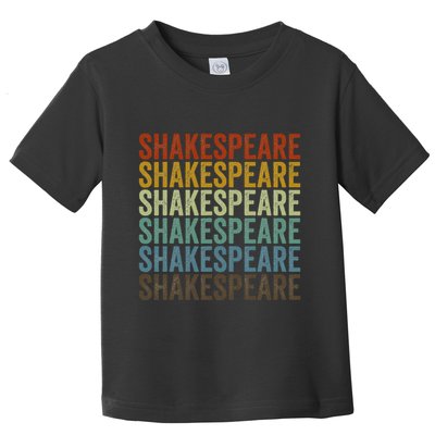 Shakespeare Retro Toddler T-Shirt