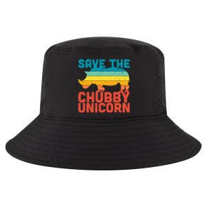 Sunset Retro Save The Chubby Unicorn Rhino Funny Gift Cool Comfort Performance Bucket Hat