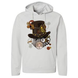 Steampunk Rat Steampunk Rat Lovers Performance Fleece Hoodie