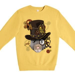 Steampunk Rat Steampunk Rat Lovers Premium Crewneck Sweatshirt