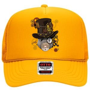 Steampunk Rat Steampunk Rat Lovers High Crown Mesh Back Trucker Hat