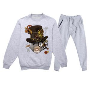 Steampunk Rat Steampunk Rat Lovers Premium Crewneck Sweatsuit Set