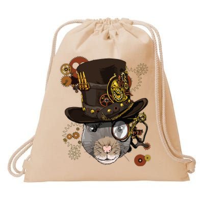 Steampunk Rat Steampunk Rat Lovers Drawstring Bag