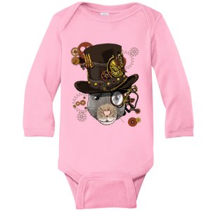 Steampunk Rat Steampunk Rat Lovers Baby Long Sleeve Bodysuit