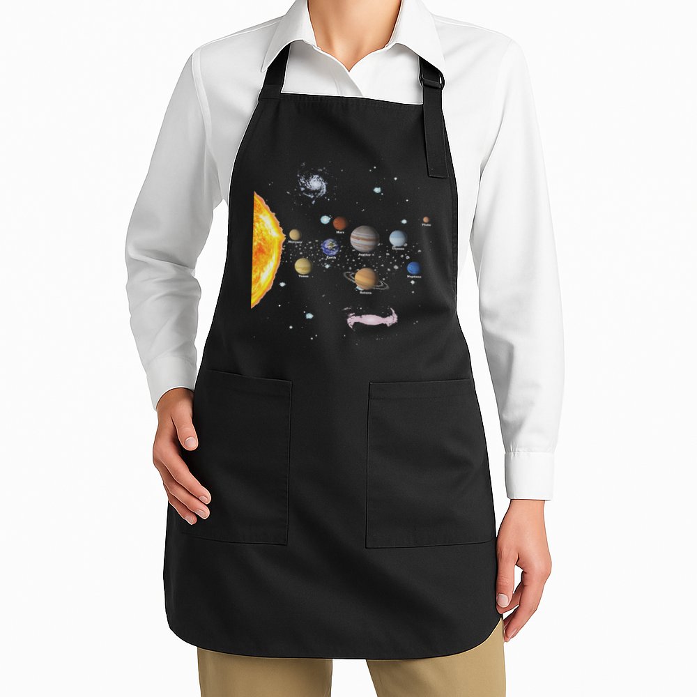 Stem Realistic Space Solar System Apron