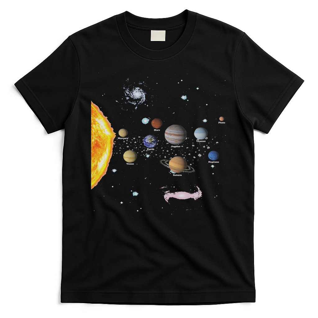 Stem Realistic Space Solar System T-Shirt