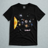 Stem Realistic Space Solar System T-Shirt