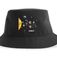 Stem Realistic Space Solar System Sustainable Bucket Hat