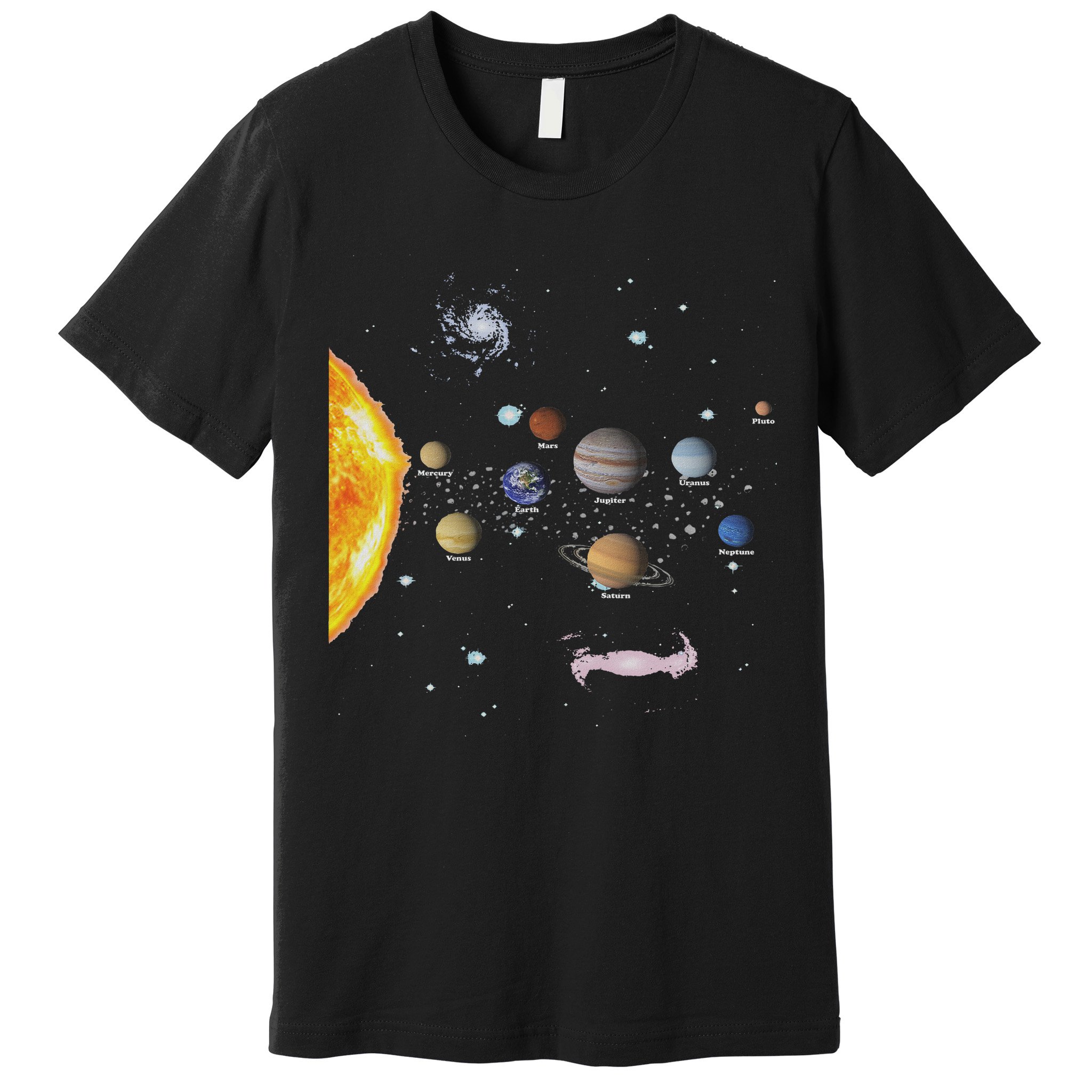 Stem Realistic Space Solar System Premium T-Shirt