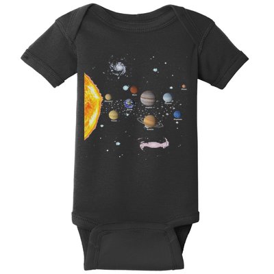 Stem Realistic Space Solar System Baby Bodysuit