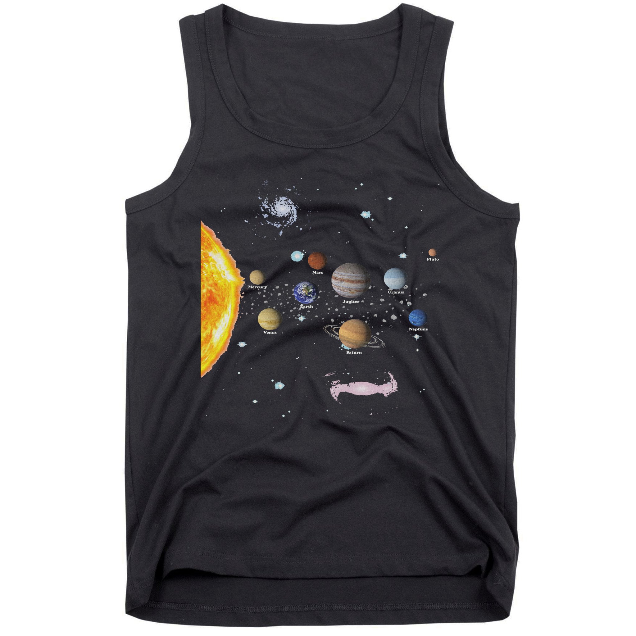 Stem Realistic Space Solar System Tank Top