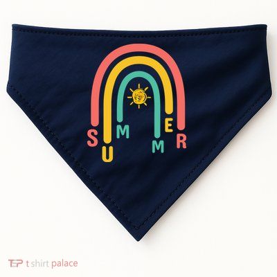 Summer Rainbow Sunshine Cute USA-Made Doggie Bandana