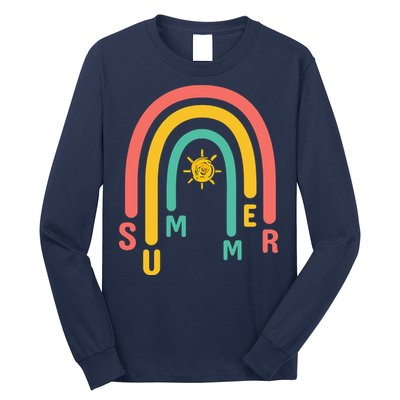 Summer Rainbow Sunshine Cute Long Sleeve Shirt