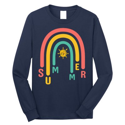 Summer Rainbow Sunshine Cute Long Sleeve Shirt