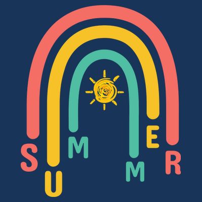 Summer Rainbow Sunshine Cute T-Shirt
