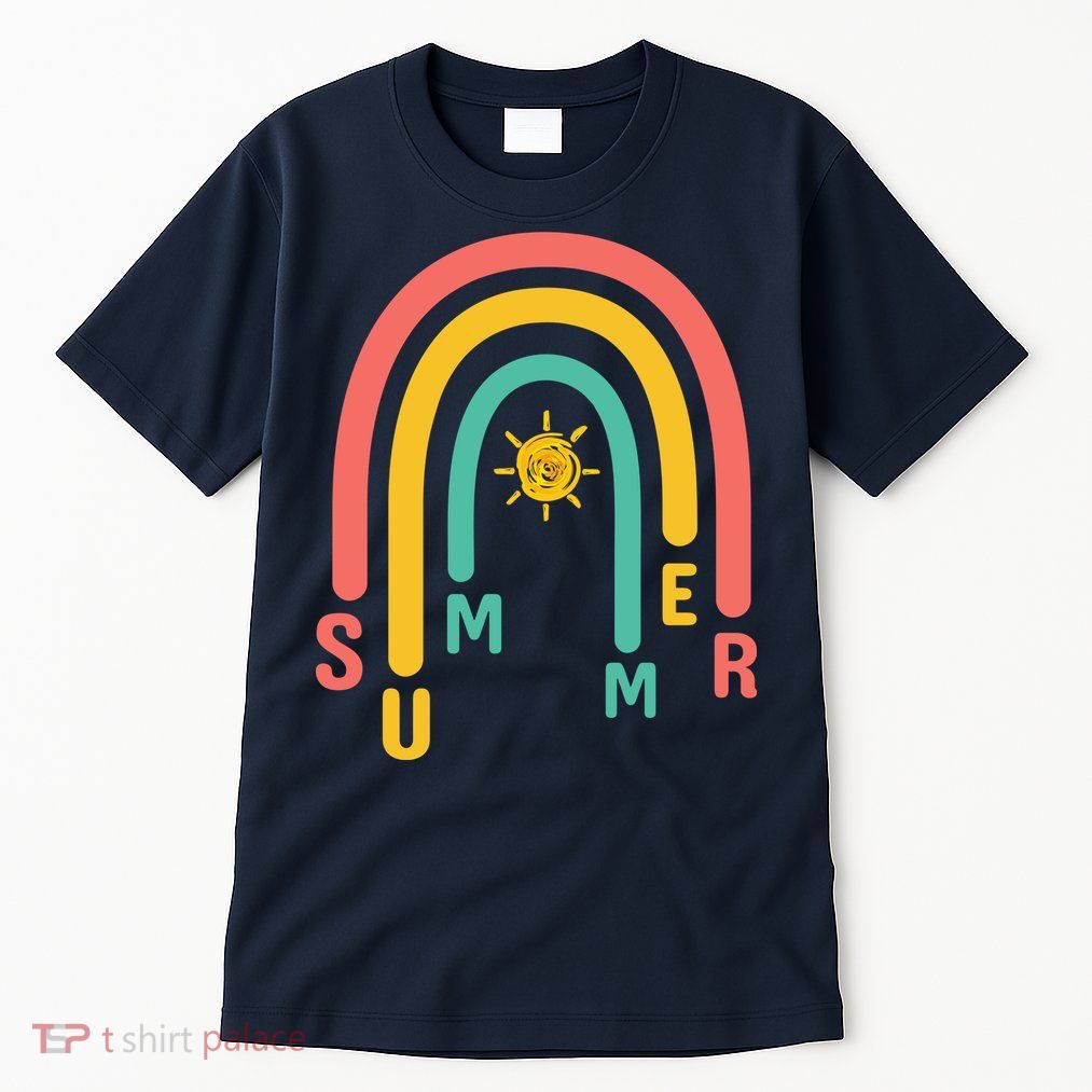 Summer Rainbow Sunshine Cute Tall T-Shirt