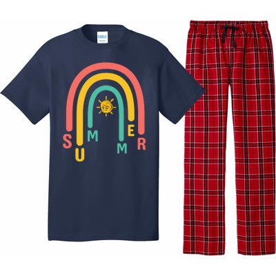 Summer Rainbow Sunshine Cute Pajama Set