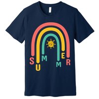 Summer Rainbow Sunshine Cute Premium T-Shirt
