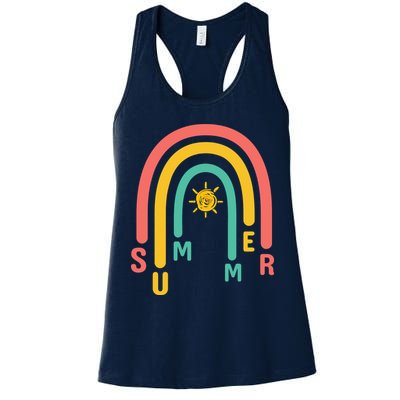 Summer Rainbow Sunshine Cute Womens Tank Top