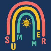 Summer Rainbow Sunshine Cute Baby Bodysuit