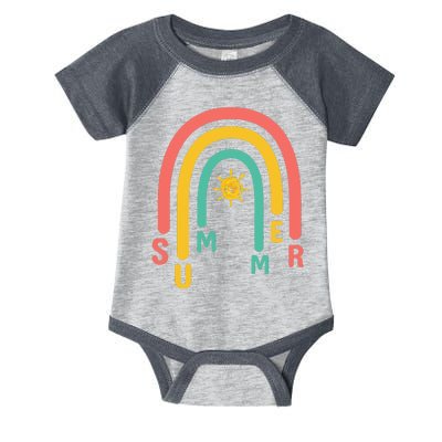 Summer Rainbow Sunshine Cute Infant Baby Jersey Bodysuit