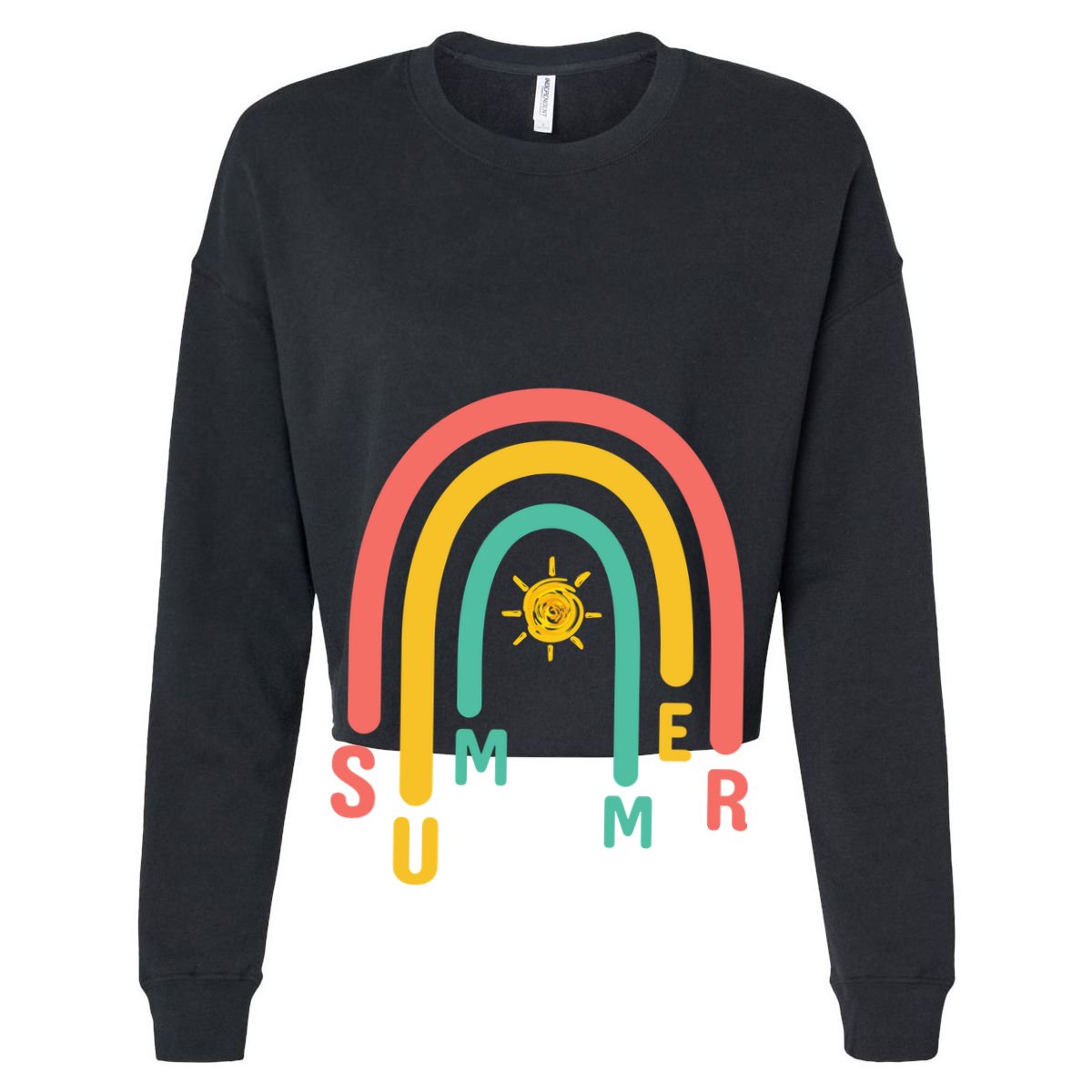 Summer Rainbow Sunshine Cute Women's V-Neck T-Shirt