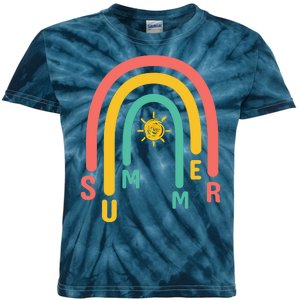 Summer Rainbow Sunshine Cute Kids Tie-Dye T-Shirt