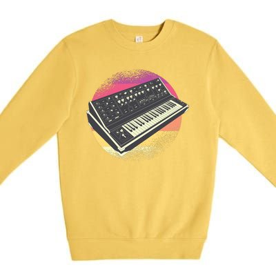 Synthesizer Retro Premium Crewneck Sweatshirt