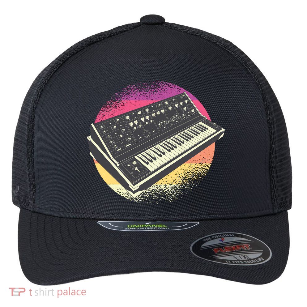 Synthesizer Retro Flexfit Unipanel Trucker Cap