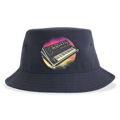 Synthesizer Retro Sustainable Bucket Hat