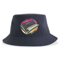 Synthesizer Retro Sustainable Bucket Hat