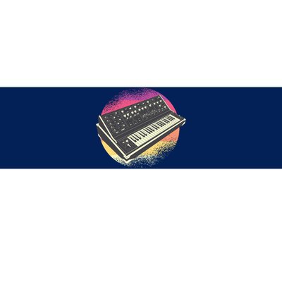 Synthesizer Retro Bumper Sticker