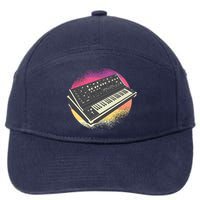 Synthesizer Retro 7-Panel Snapback Hat