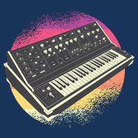 Synthesizer Retro 7-Panel Snapback Hat