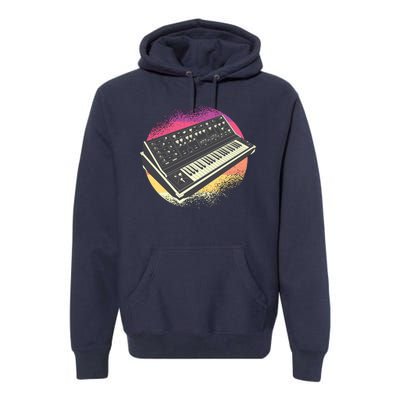 Synthesizer Retro Premium Hoodie