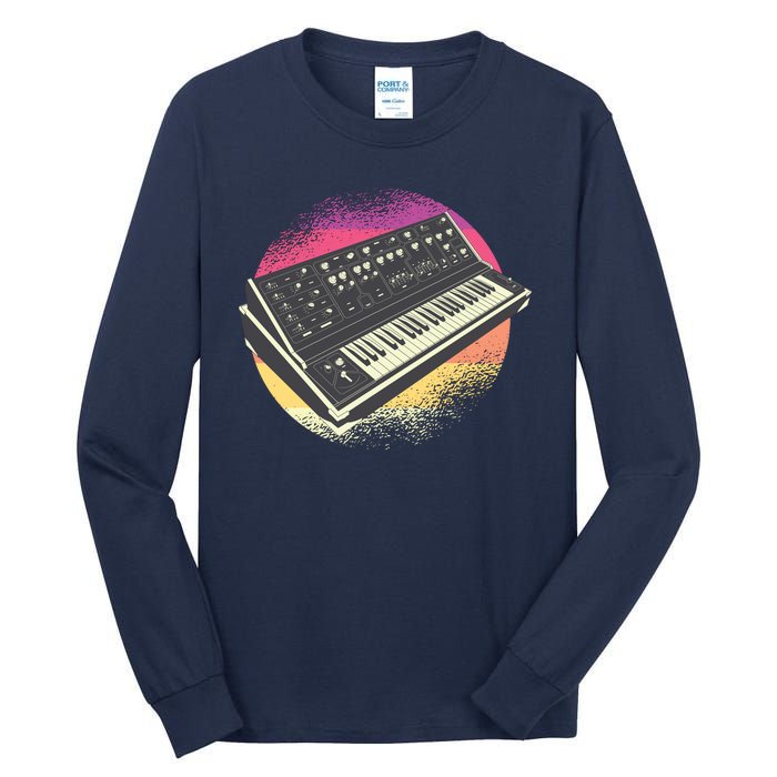 Synthesizer Retro Tall Long Sleeve T-Shirt