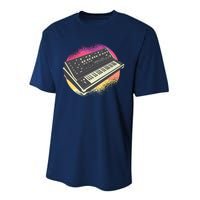 Synthesizer Retro Performance Sprint T-Shirt