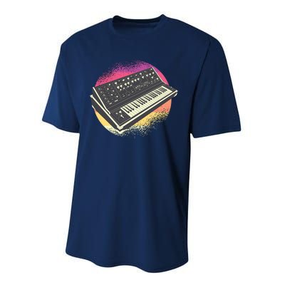 Synthesizer Retro Performance Sprint T-Shirt