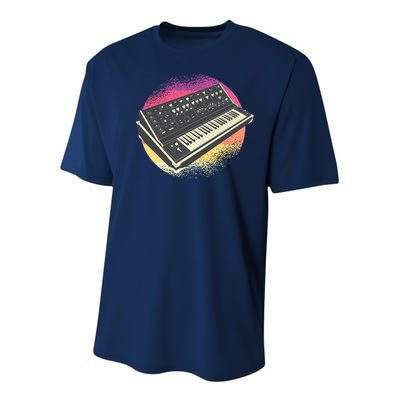 Synthesizer Retro Youth Performance Sprint T-Shirt
