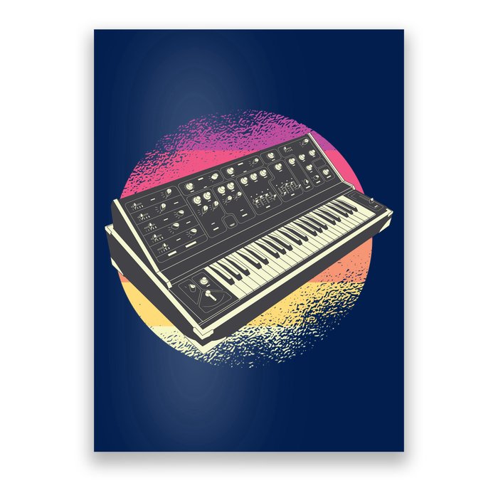 Synthesizer Retro Poster