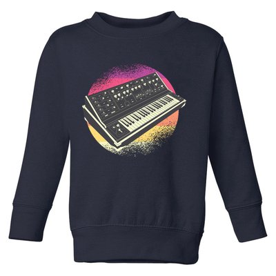 Synthesizer Retro Toddler Sweatshirt