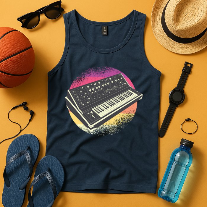 Synthesizer Retro Tank Top